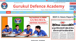 Desktop Screenshot of gurukuldefencekuchaman.com