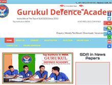 Tablet Screenshot of gurukuldefencekuchaman.com